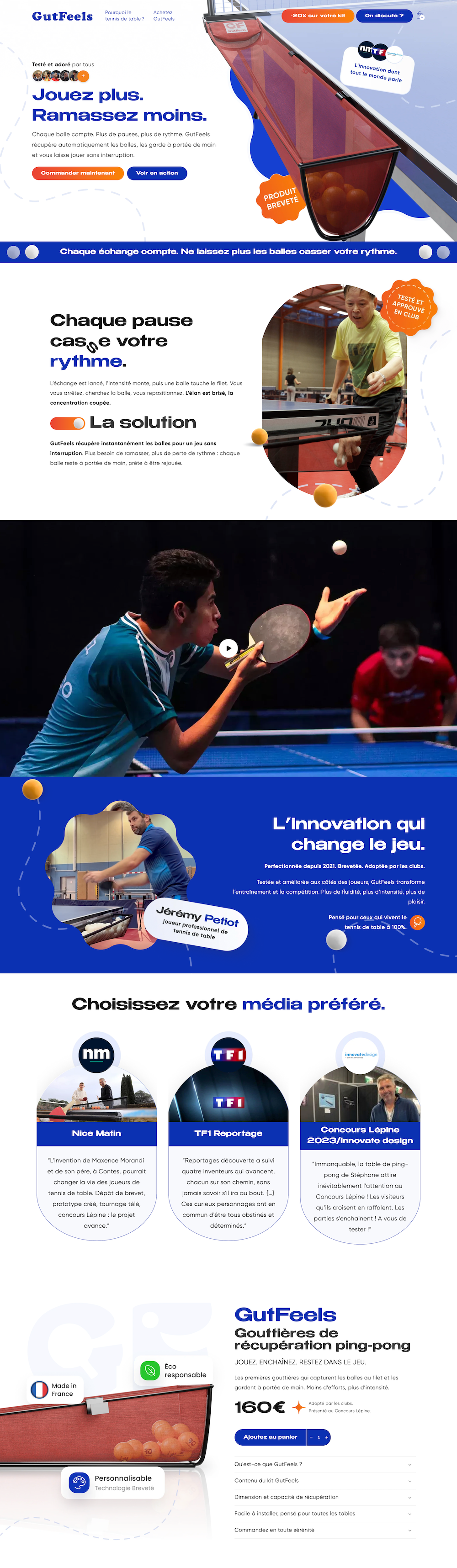 Boutique en ligne Shopify de GUT FEELS